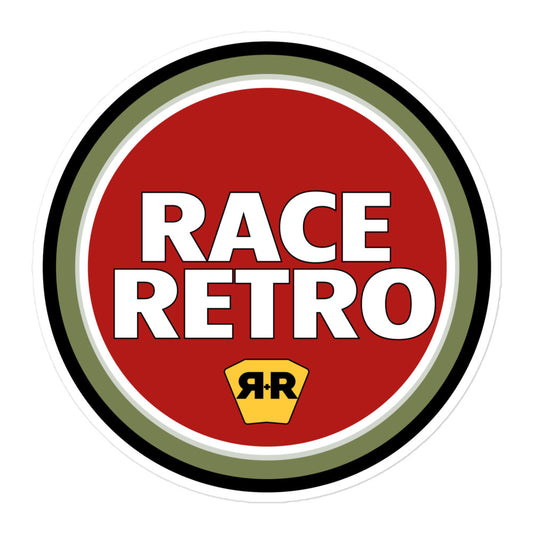 Race & Retro Strike It Lucky sticker
